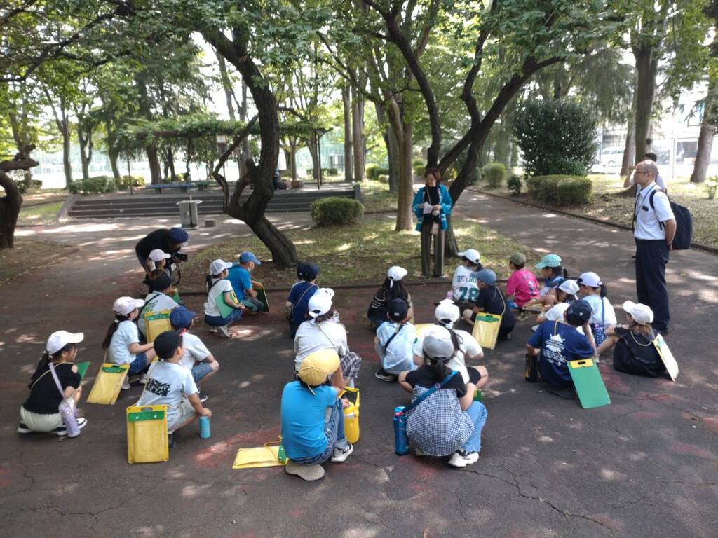 社会見学☆北野公園にて